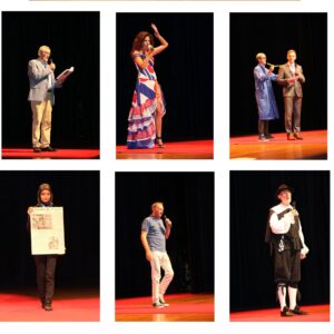 Catwalk tijdens event lancering Encyclopedie van Fryslân